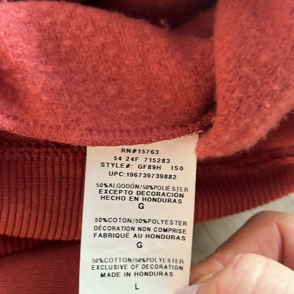 Champion Reverse Weave Garment-Dyed Hooded Sweatshirt Large - Picture 9 of 9